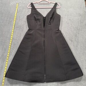 Kate Spade Black Plunge A-line Mini Dress